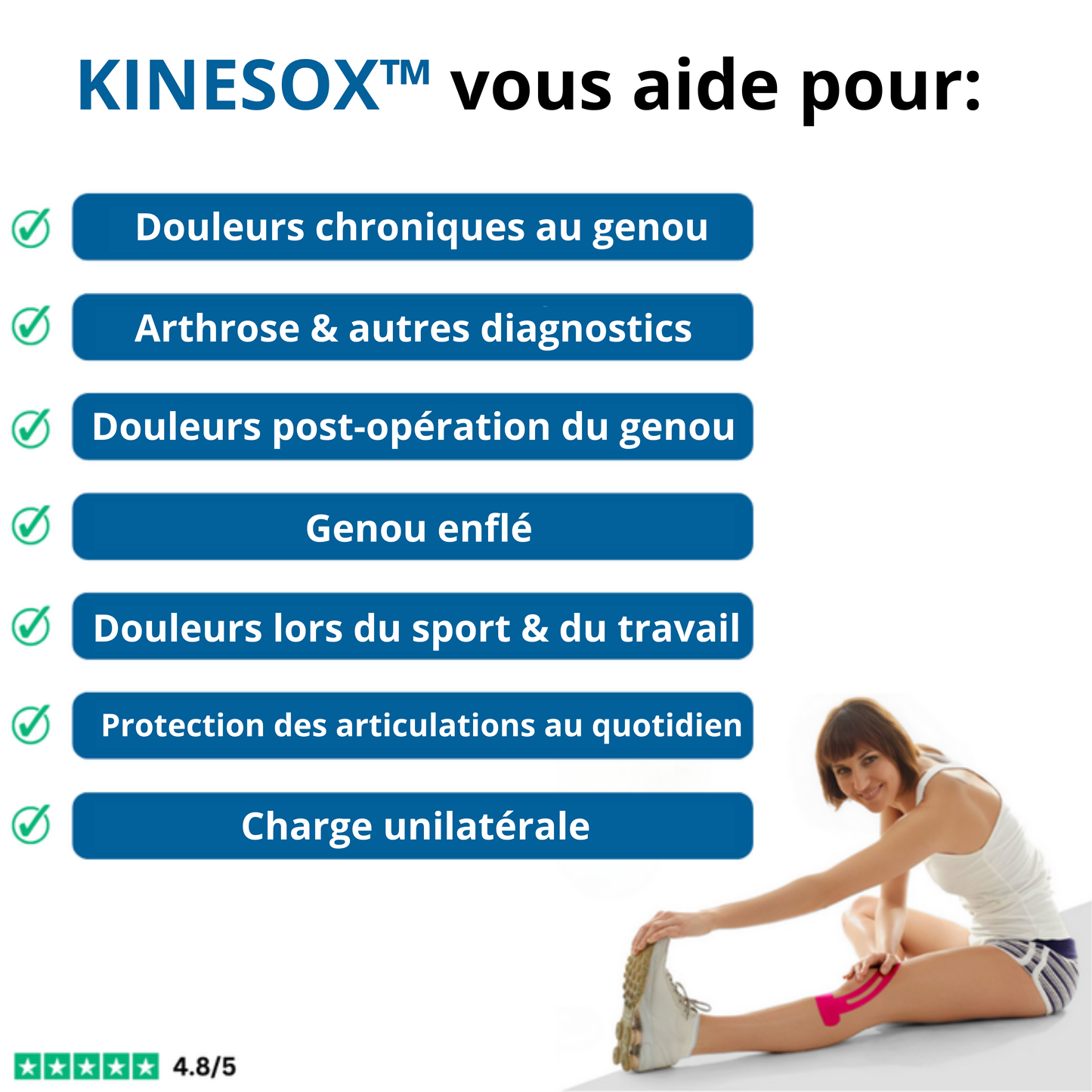 KINESOX™ - Soutien du Genoux