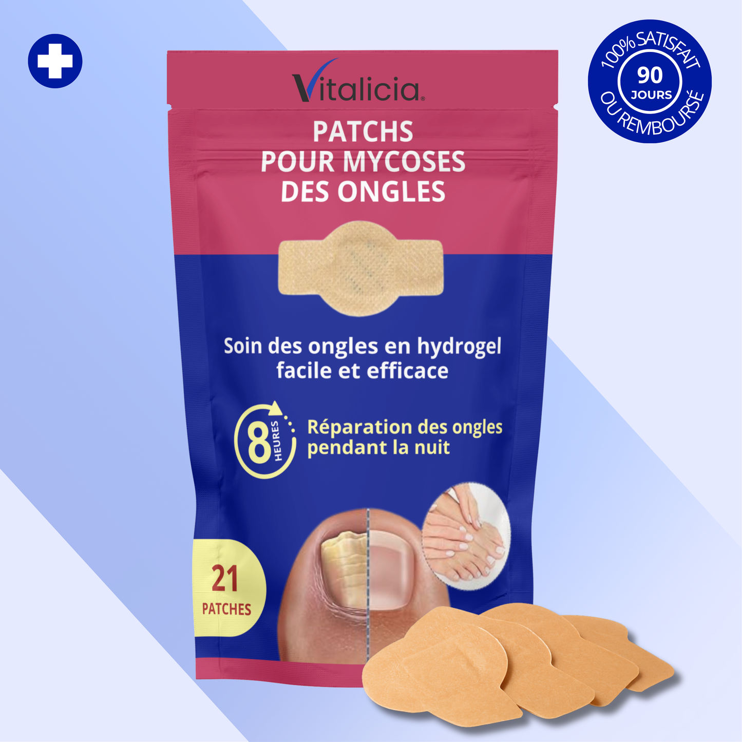 Vitalicia® Patch Régénération Mycose des Ongles